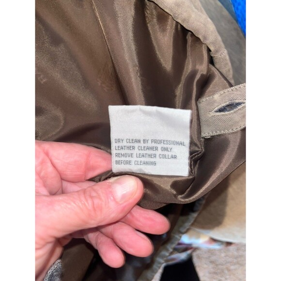 Rainforest Mens Brown Zip Up Removable Liner Down Winter Jacket Nordstrom Size L - Picture 16 of 16